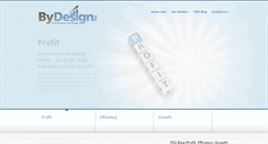 Desktop Screenshot of bydesign-inc.com
